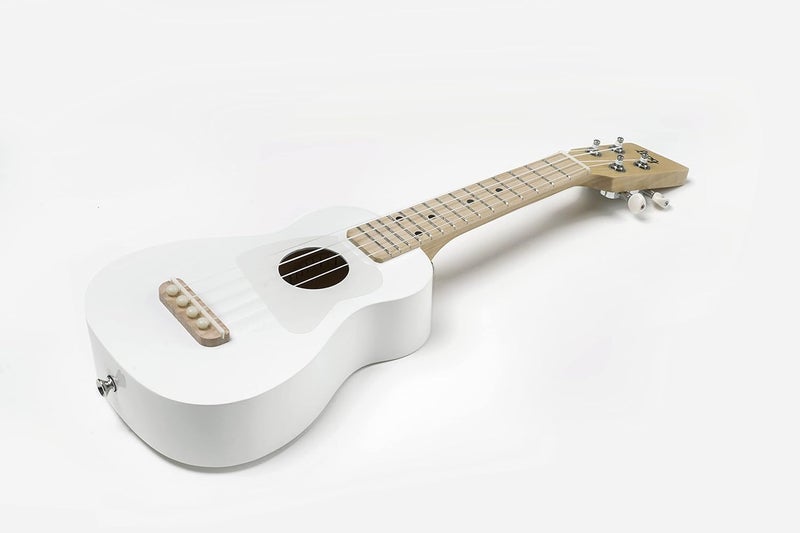 Loog Wood Soprano Ukulele for Kids & Beginners, App & Lessons, All Ages (White) - Image 3